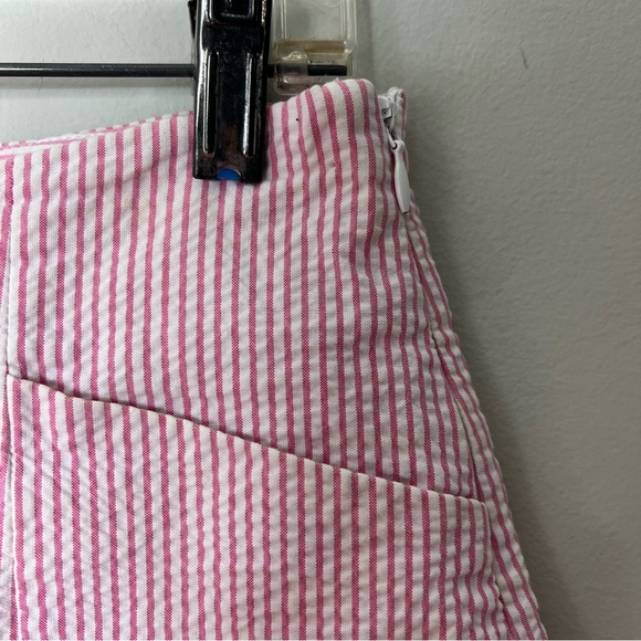 Lilly Pulitzer Seersucker Skirt Scalloped Edge Pink Skort 771 - Picture 4 of 7